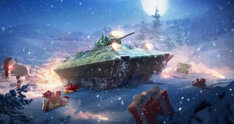 Рождественские подарки и новое событие в World of Tanks Blitz