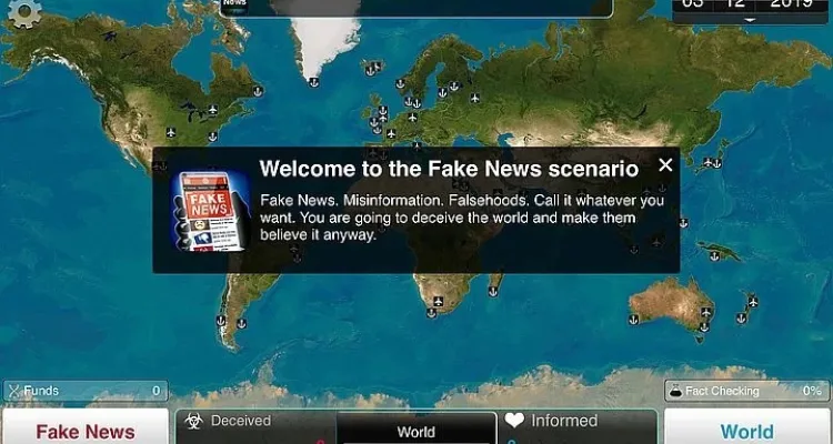 Вышел новый сценарий - Fake News для Plague Inc