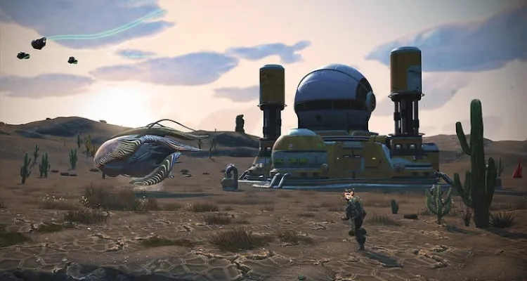No Man's Sky получил обновление с органическими кораблями
