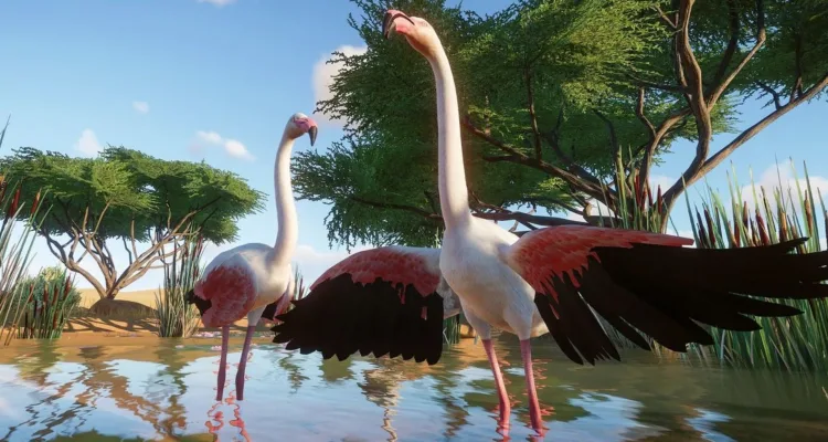 Животные в Planet Zoo: кормление, разведение и снятие стресса