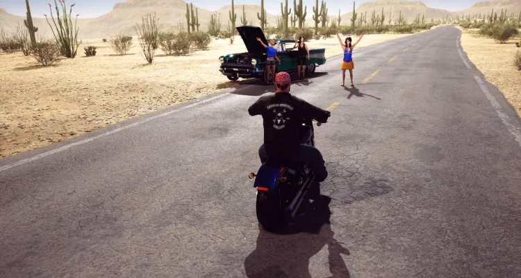 В American Motorcycle Simulator будут барные потасовки, пьяный дартс и стриптизерши