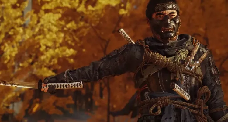 Ghost of Tsushima позволит «стряхнуть» кровь с меча вручную