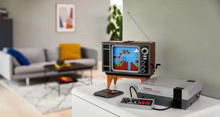 Lego выпускает набор, включающий в себя приставку NES и ретро-телевизор