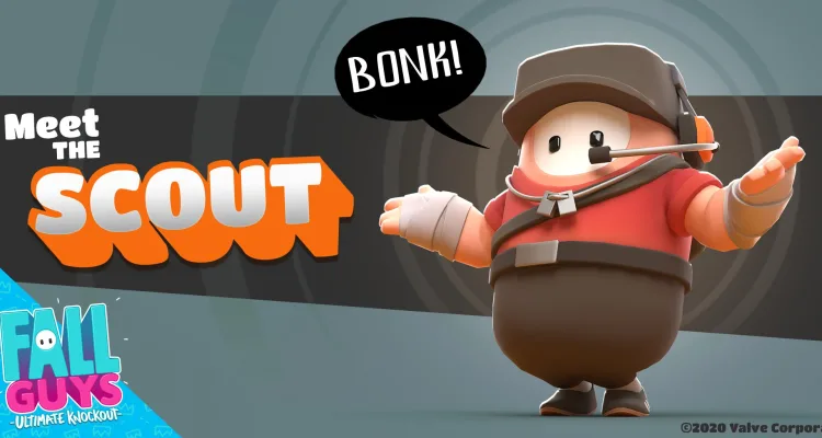В итем шопе The Fall Guys появился всеми любимый костюм разведчика из TF 2
