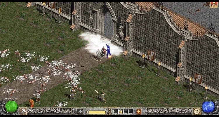 Мод к Diablo 2 - Leoric's Castle, превращает Diablo 2 в соревновательный босс раш