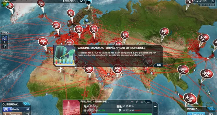 Plague Inc: The Cure вышло, совершенно бесплатно