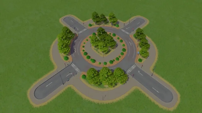 Small Green Roundabout