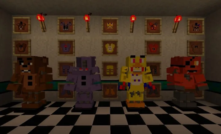 Five Nights at Freddy`s 2: текстур пак