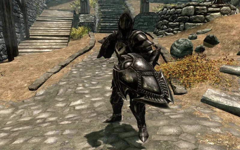 После какого уровня в Skyrim начинает появляться эбонитовая броня?
