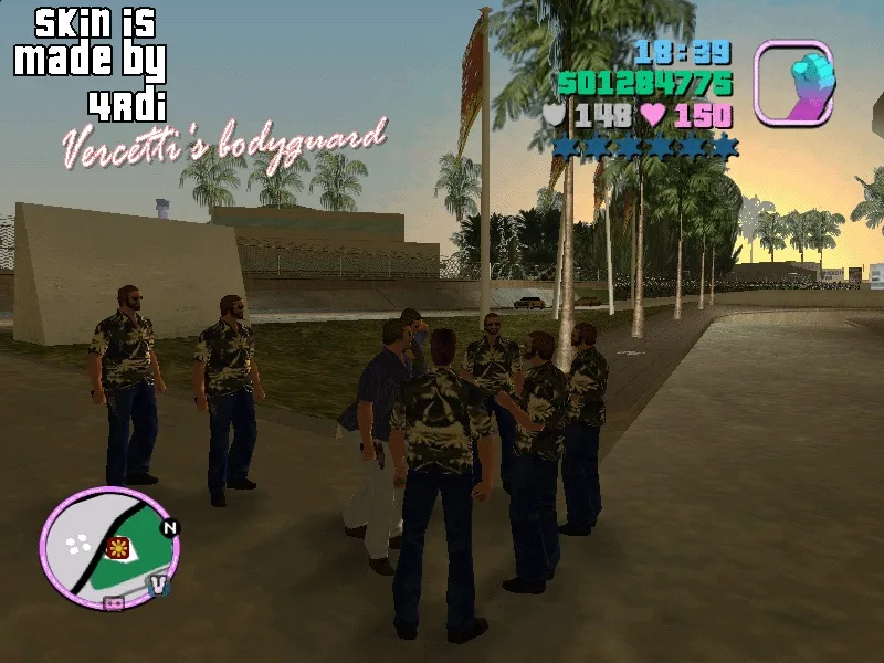 Grand Theft Auto: Vice City Gta VC Bodyguard Mod