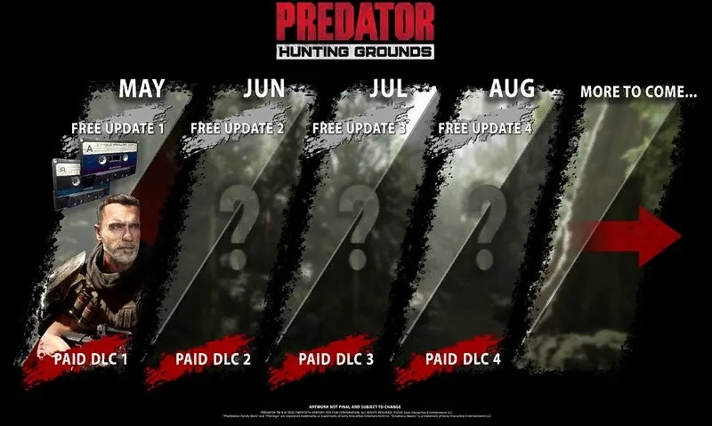 Арнольд Шварценеггер появится в Predator: Hunting Grounds в платном DLC