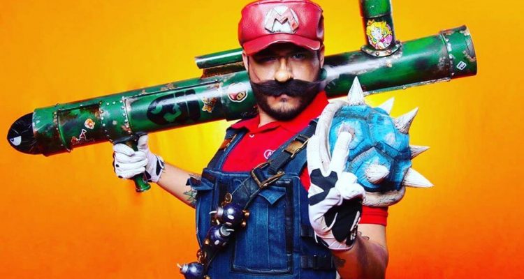 Супер Марио в потрясающем косплее в стиле сел-шейдинг