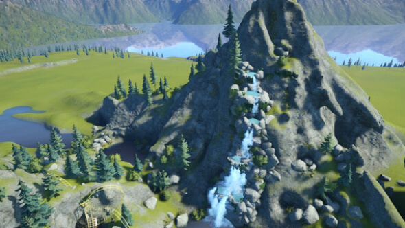 Альпийский водопад