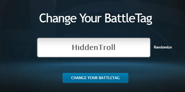 Blizzard теперь позволяет менять имя в Battle.net