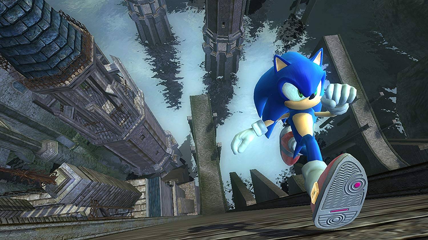 Вступительный уровень - Sonic The Hedgehog (2006) .