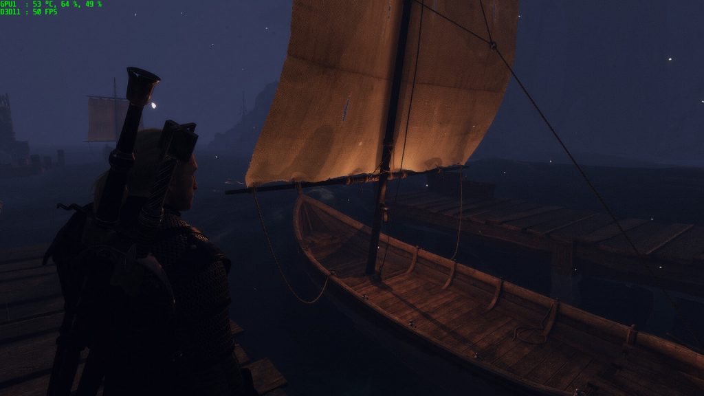 Lamp on Player's Boat
