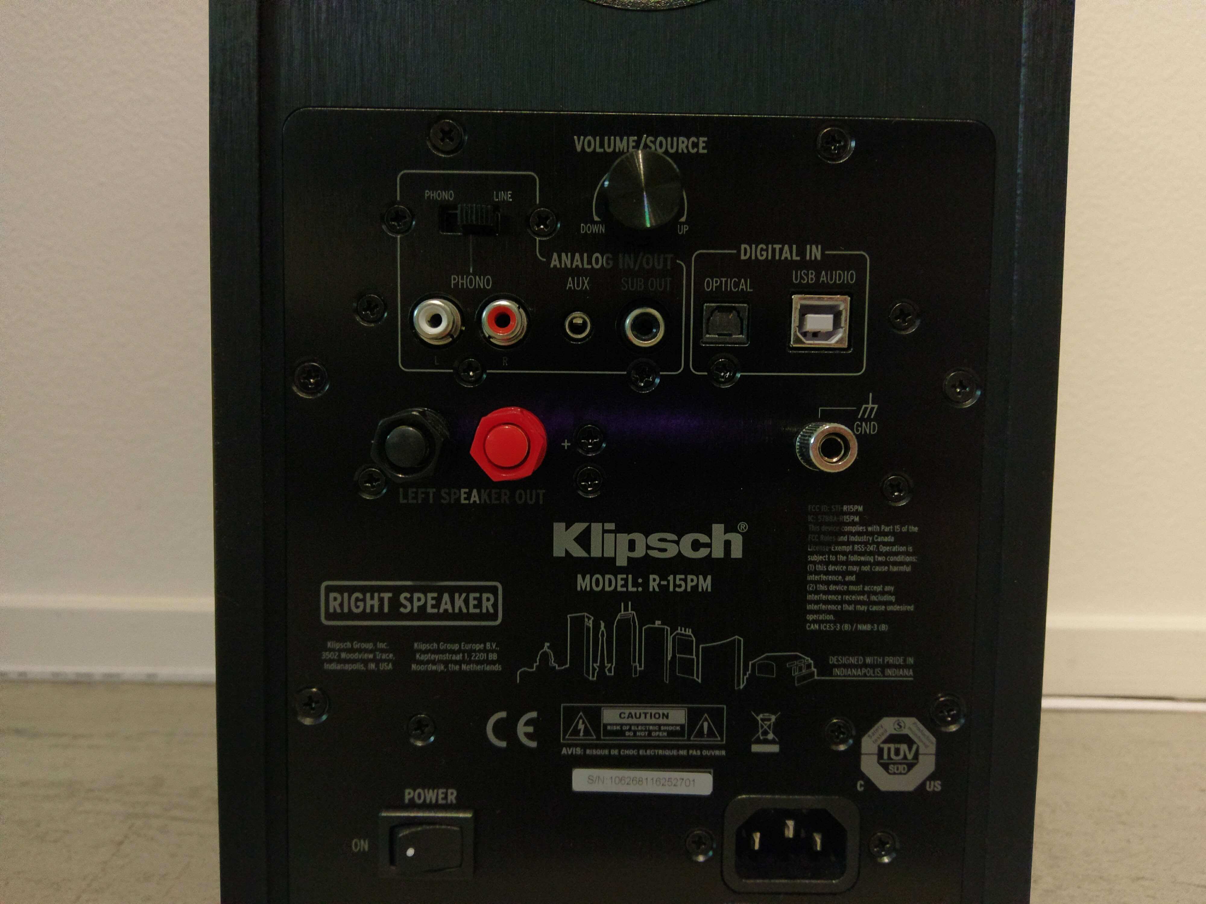 Klipsch R-15PM Powered Monitors