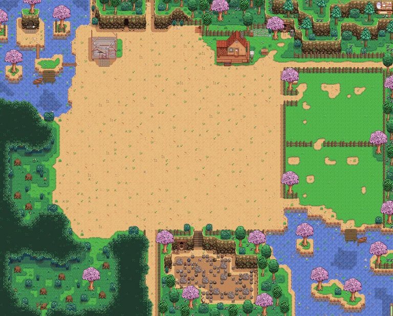 Какое количество фиолетовых цветов можно найти на острове stardew valley