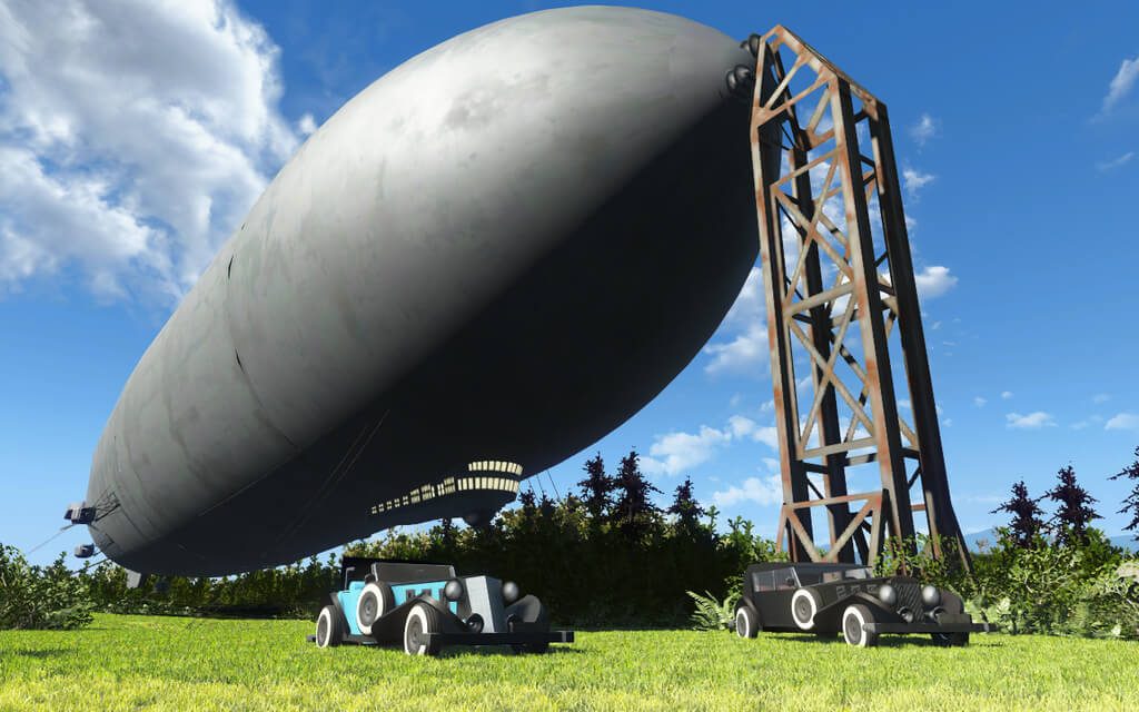 Модификация дирижаблей для Fallout 4 добавляет город из BioShock Infinite