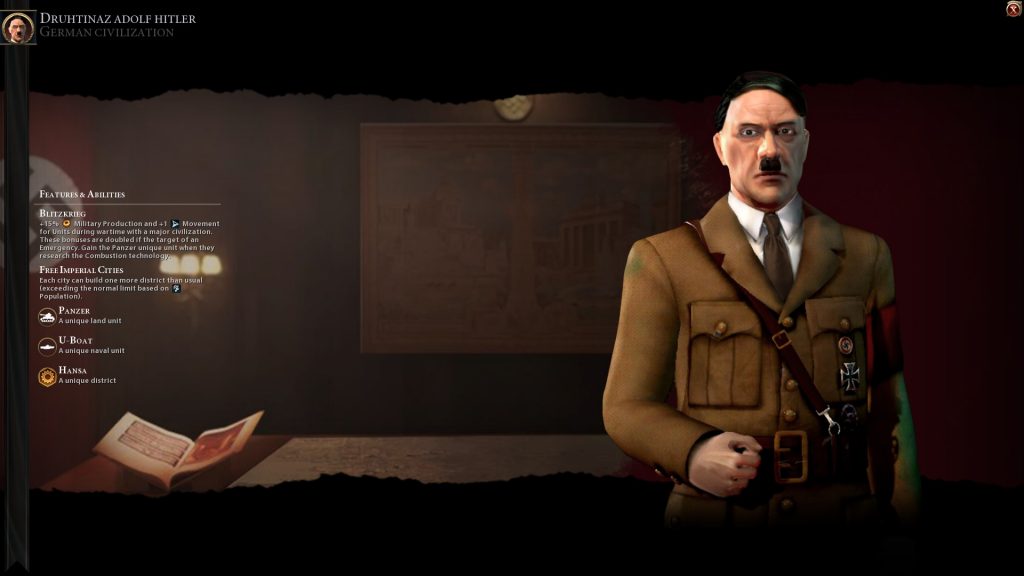 Civilization VI Hitler of Germany