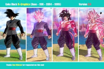Dragon Ball Xenoverse 2 Goku Black N-Graphics