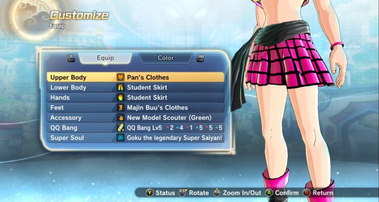 Dragon Ball Xenoverse 2 Student Skirt Pants