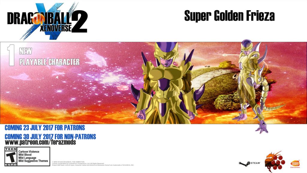 Dragon Ball Xenoverse 2 Super Golden Frieza