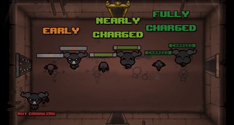 The Binding of Isaac: Afterbirth Chargebars for Brimstone & Co