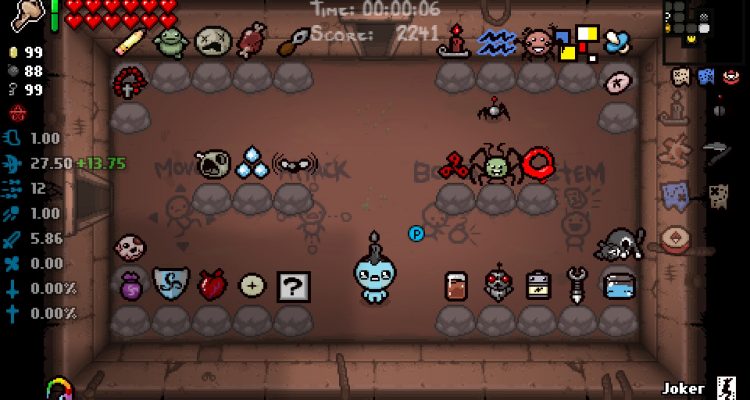 The Binding of Isaac: Afterbirth Items In Spawn