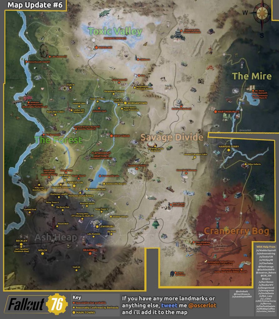 Фанаты Fallout создают свою собственную карту Fallout 76