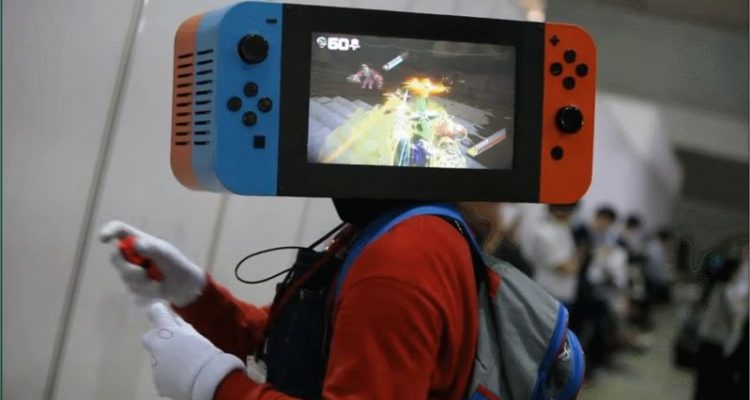 Косплей для головы в виде Nintendo Switch