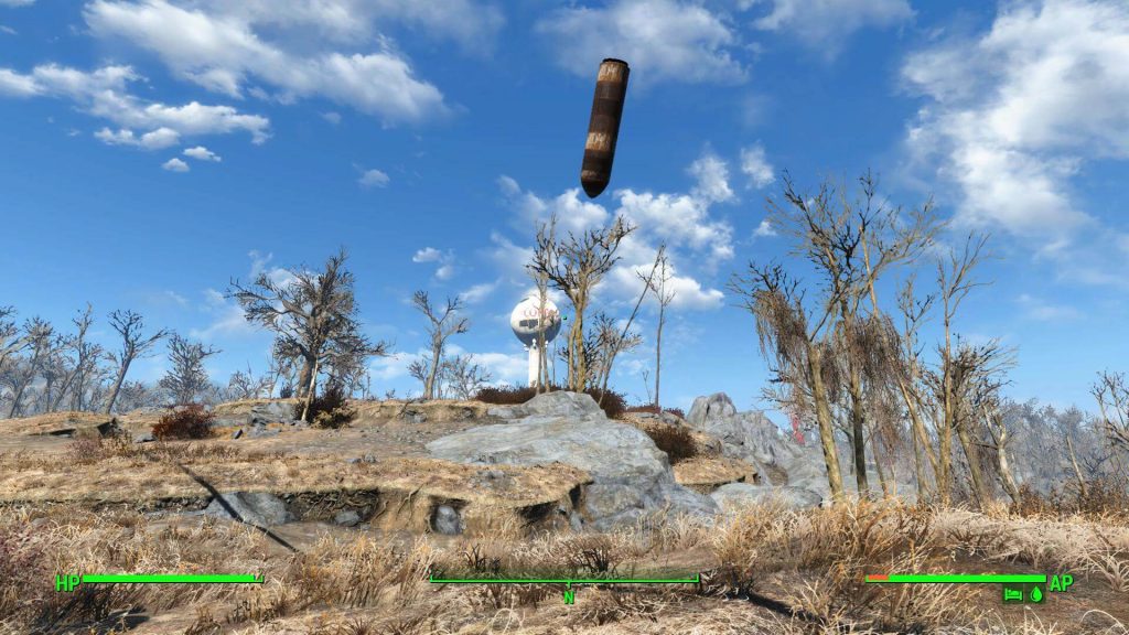 Мод для Fallout 4 добавит падающие бомбы для создания атмосферы Fallout 76