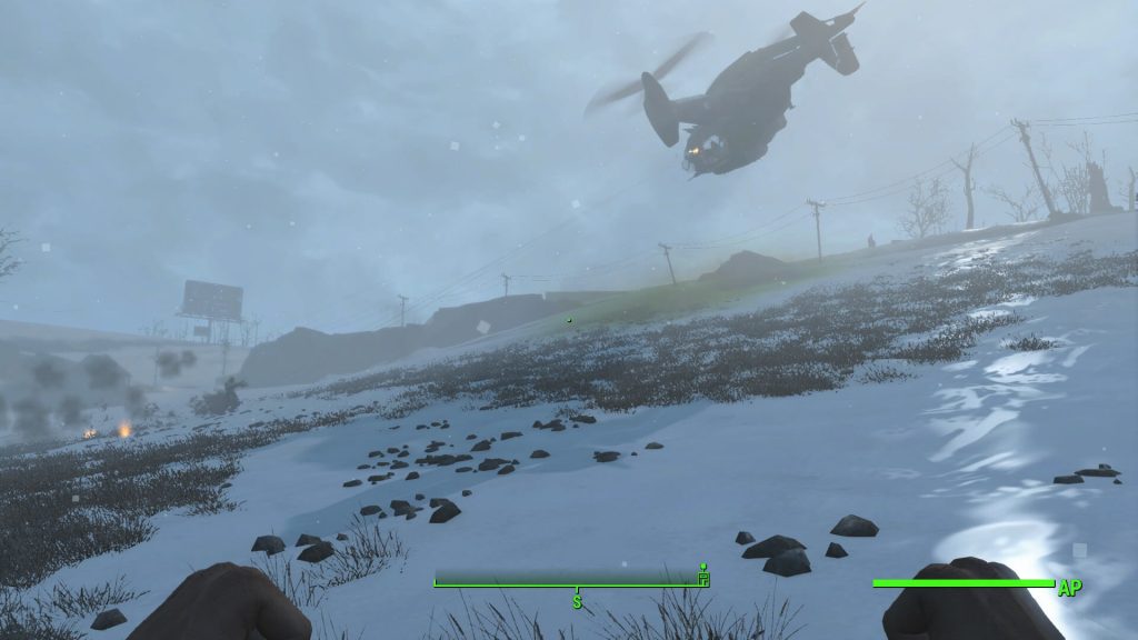Мод Northern Springs для Fallout 4 добавляет новые заснеженные территории