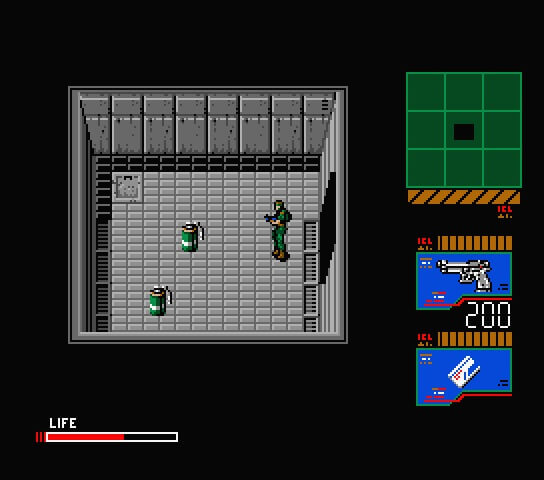 Руководство, необходимое для некоторых комнат – Metal Gear (NES)