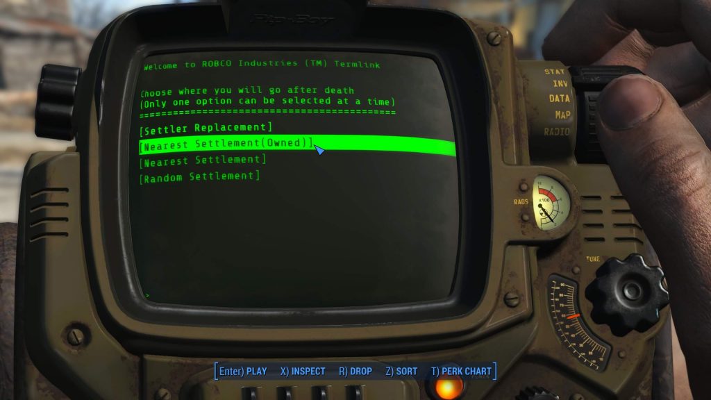 Мод для Fallout 4 дает шанс вернуть свои вещи после смерти