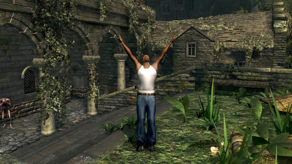 Мод Dark Souls переносит Си-Джея из GTA San Andreas в Лордран