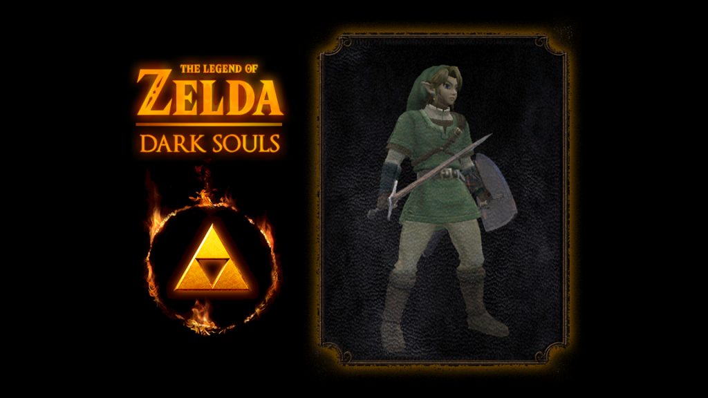 Герой Link в превосходном моде Dark Soul: воспроизведены внешность, аудио и анимация
