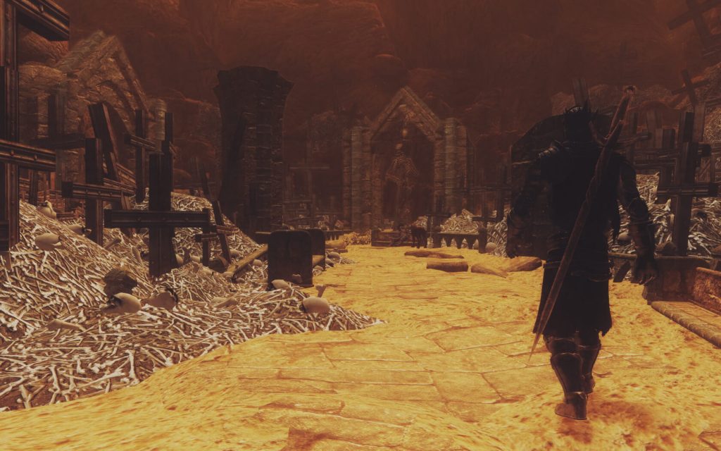 Мод для Skyrim, добавляющий Dark Souls в мир Тамриэля