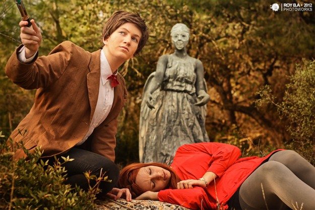 Эми Понд и Доктор: эпичный дуо-косплей по мотивам сериала «Доктор Кто»
