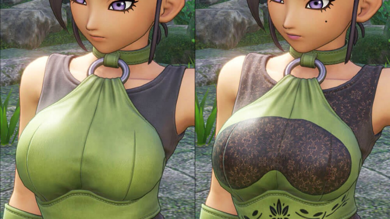 Dragon Quest XI - вышли первые nude моды для Джейд и Серены