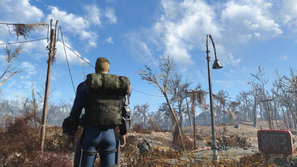 Переносные рюкзаки добавили модом в Fallout 4