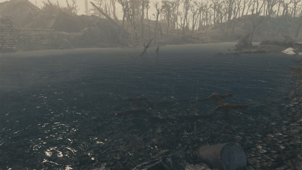 Мод Water Overhaul для Fallout 4 значительно улучшает графику воды и жидких сред
