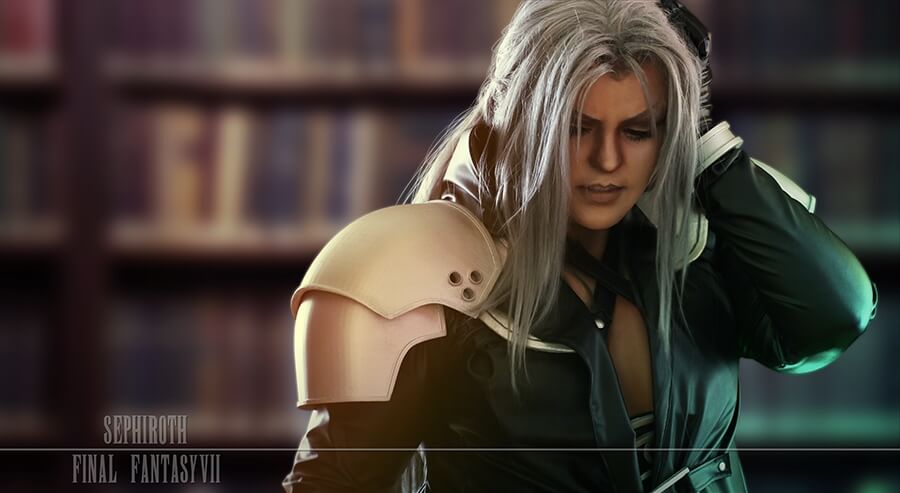 Здесь персонаж из Final Fantasy VII представлен героем, а не злодеем
