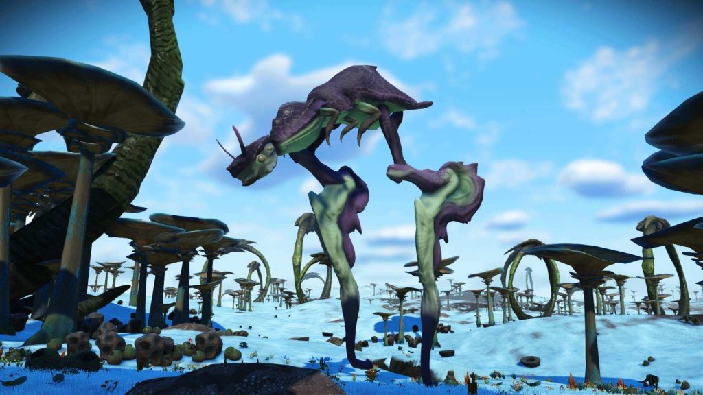 Мод Fantastic Beasts для No Man's Sky NEXT добавляет в игру действительно гигантских существ, похожих на динозавров