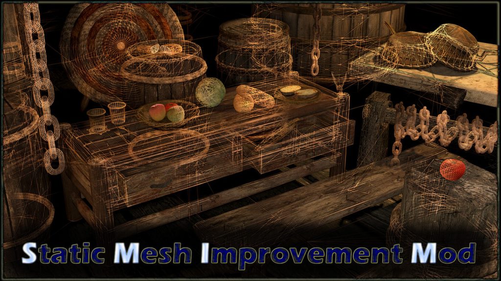 Вышла новая версия мода Static Mesh Improvement, преобразование, которое улучшает бесчисленные статичные 3D модели в Skyrim
