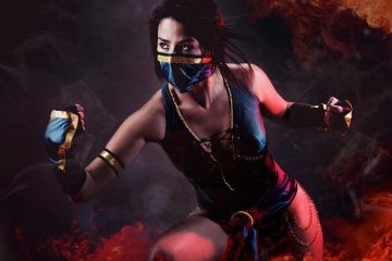 Нокаут-косплей Джейд из Mortal Kombat