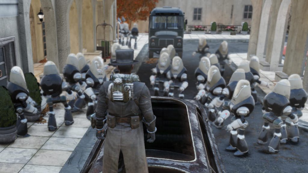 Баг в Fallout 76 стал причиной спавна огромного количества роботов-садовников и дворецких