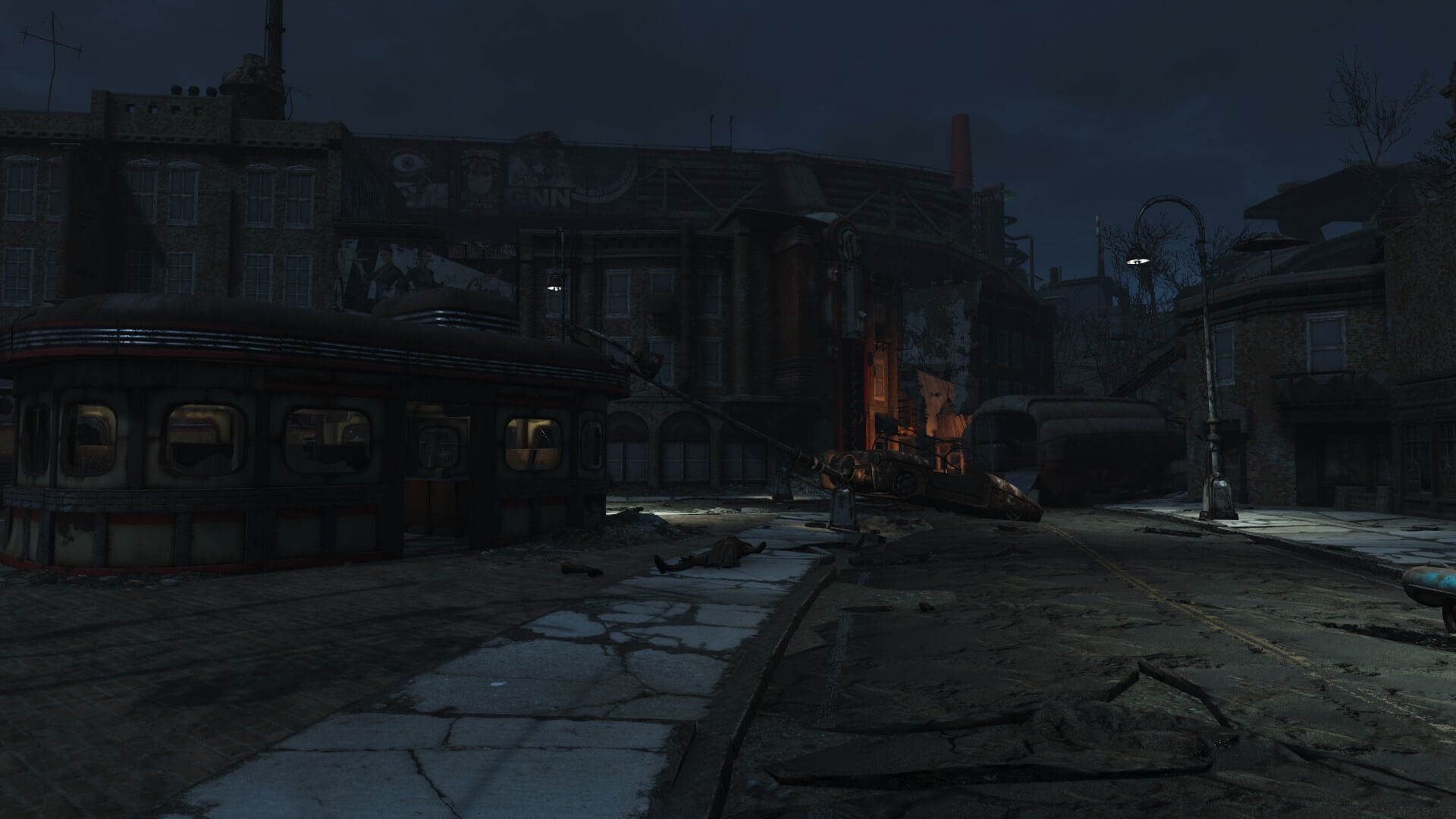 Fallout 4 at night фото 28