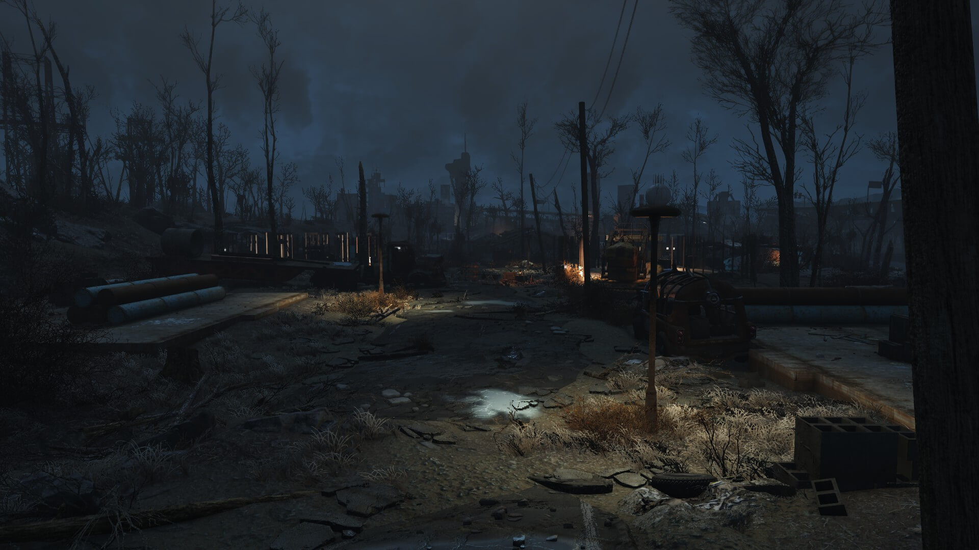 Fallout 4 at night фото 8