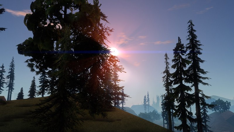 Мод для GTA: San Andreas добавляет в игру PBR, объемное освещение и отражения на экранном пространстве